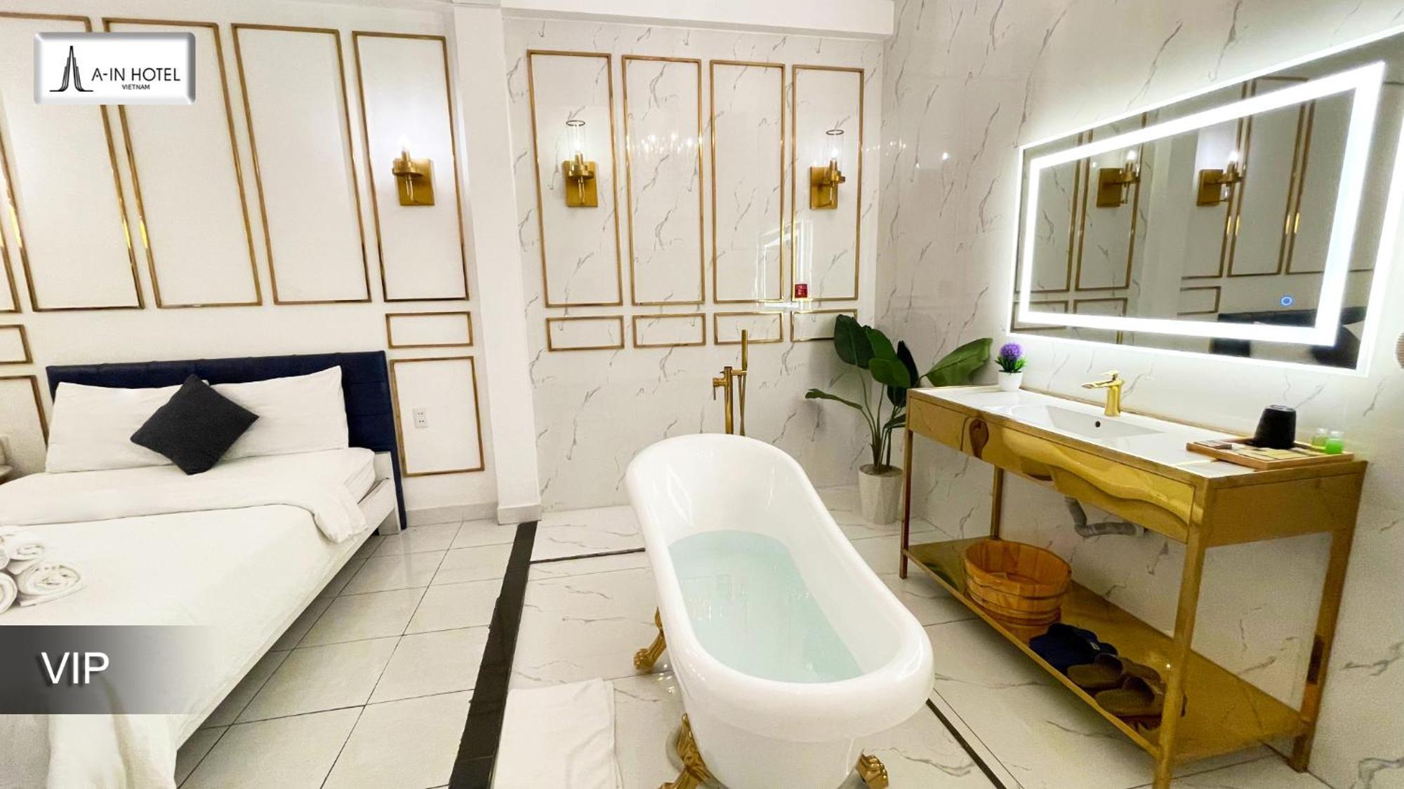 A In Hotel Glamour Ho Chi Minh-stad Buitenkant foto